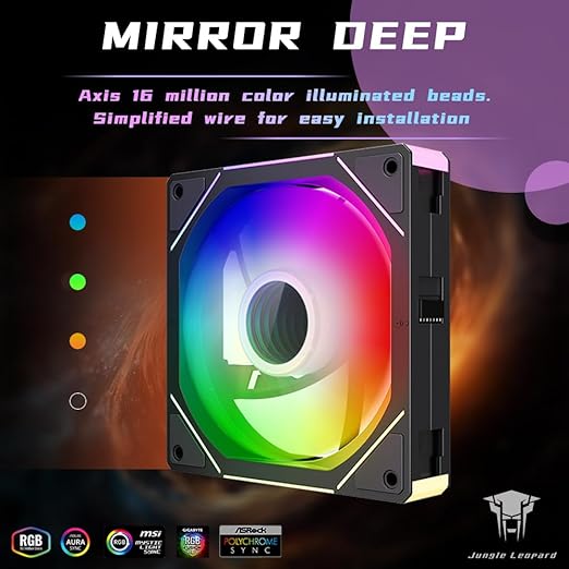 Jungle Leopard Interstellar V1 120mm Case Fan, Infinity Mirror Module - Image 4