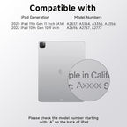 iPad Keyboard Case for iPad 10th Gen & 11th, Magic Wireless Keyboard - Image 2