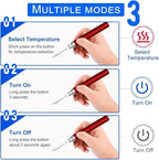Portable soldering iron, 1100 mAh battery, rechargeable, suitable - Image 4