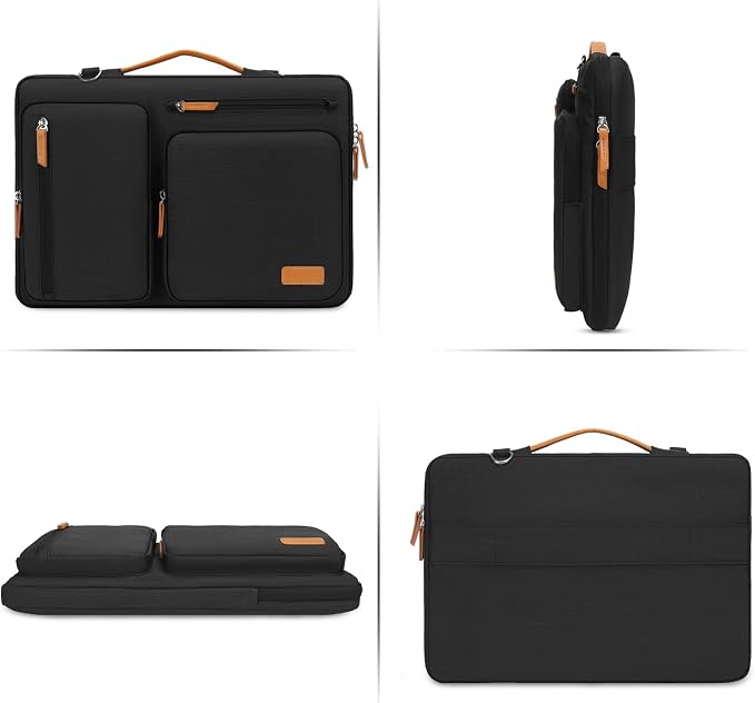 MOSISO 360 Protective Laptop Shoulder Bag, 13-13.3 inch Computer Bag Compatible - Image 5
