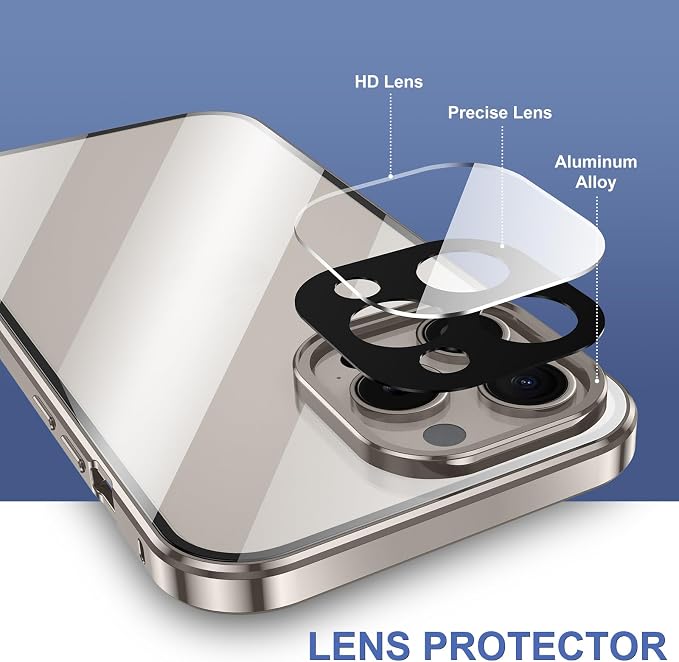 Jonwelsy Anti Peeping Case for iPhone 15 Pro, 360 Degree Front and Back Privacy - Image 6