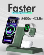 Wireless Charger Stand Charging Station: 3 in 1 Charger Multiple Devices - Image 5