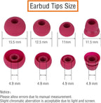 4 Pairs Earbud Replacement Tips Silicone Earbud Tips Compatible - Image 2