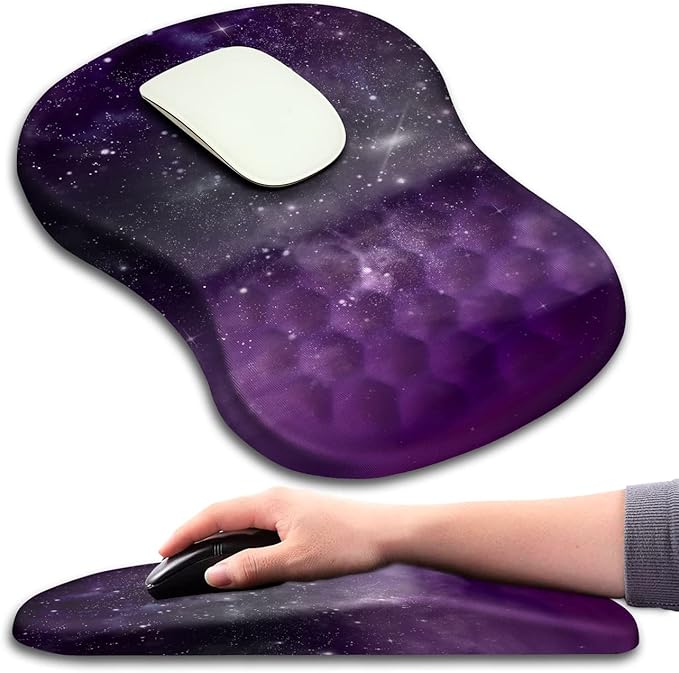 Mouse Pad Wrist Support, Ergonomic Mouse Pad by KUOSGM