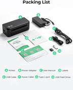 SVANTTO Y42BT Bluetooth Thermal Label Printer, 4x6 Shipping Label Printer - Image 7