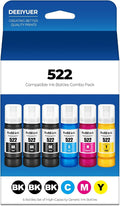 522 Ink Refill Bottles ET-2800 ET-4800 ET-2400 ET-2803 Replacement by DEEIYUERRefilllInkBottle