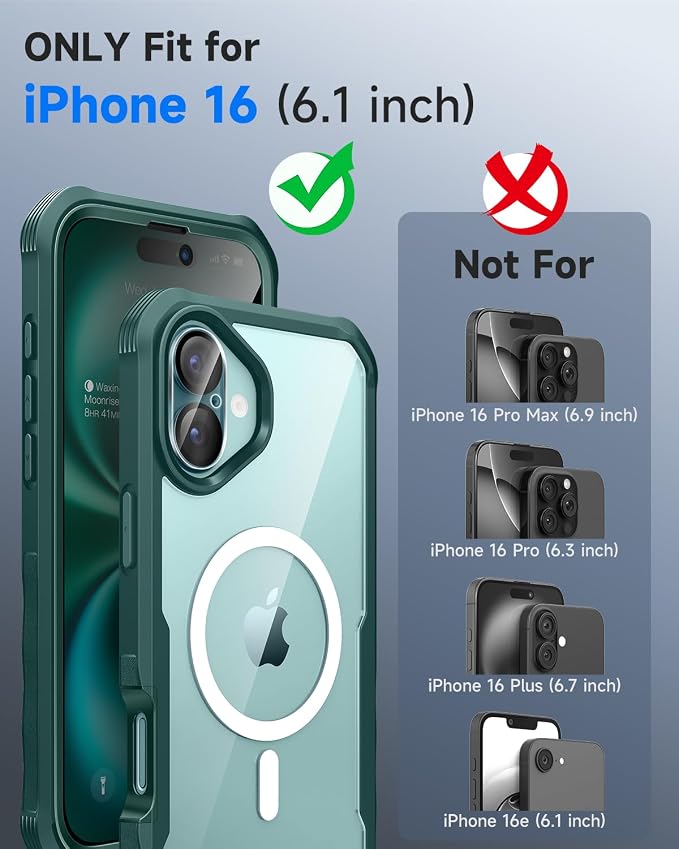 seacosmo for iPhone 16 Case, Full Body Bumper - Image 5