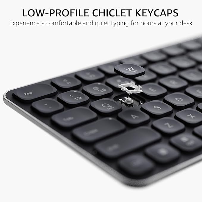 Rapoo 9010M Multi-Device Keyboard and Mouse Combo, 2.4GHz/Bluetooth 5.0/4.0 - Image 4