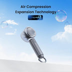 AIRMATE Portable Handheld Fan, 5 Wind Speed Adjustable, 3000mAh Battery - Image 2