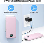 Portable Charger 13800mAh Slim USB C Power Bank - Image 5