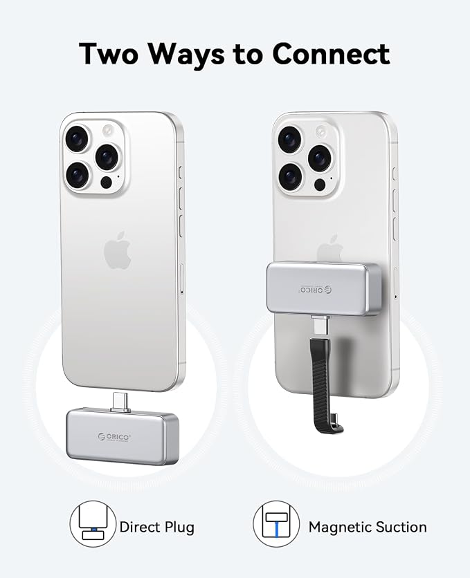ORICO FlashPod 1TB Portable SSD Up to 2000MB/s, Direct Plug Design, High-Speed - Image 2