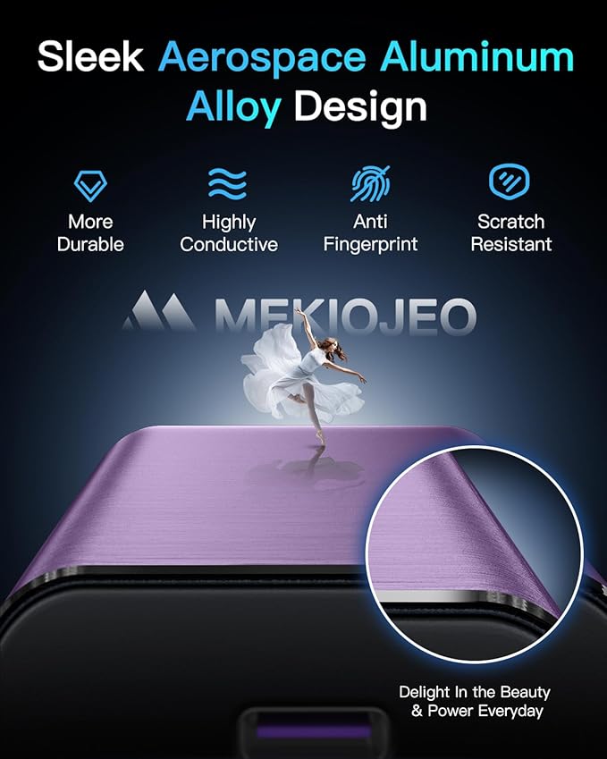 MEKIOJEO 12 Ports Aluminum Alloy 380W Charging Station Fast USB C Charger Block - Image 2