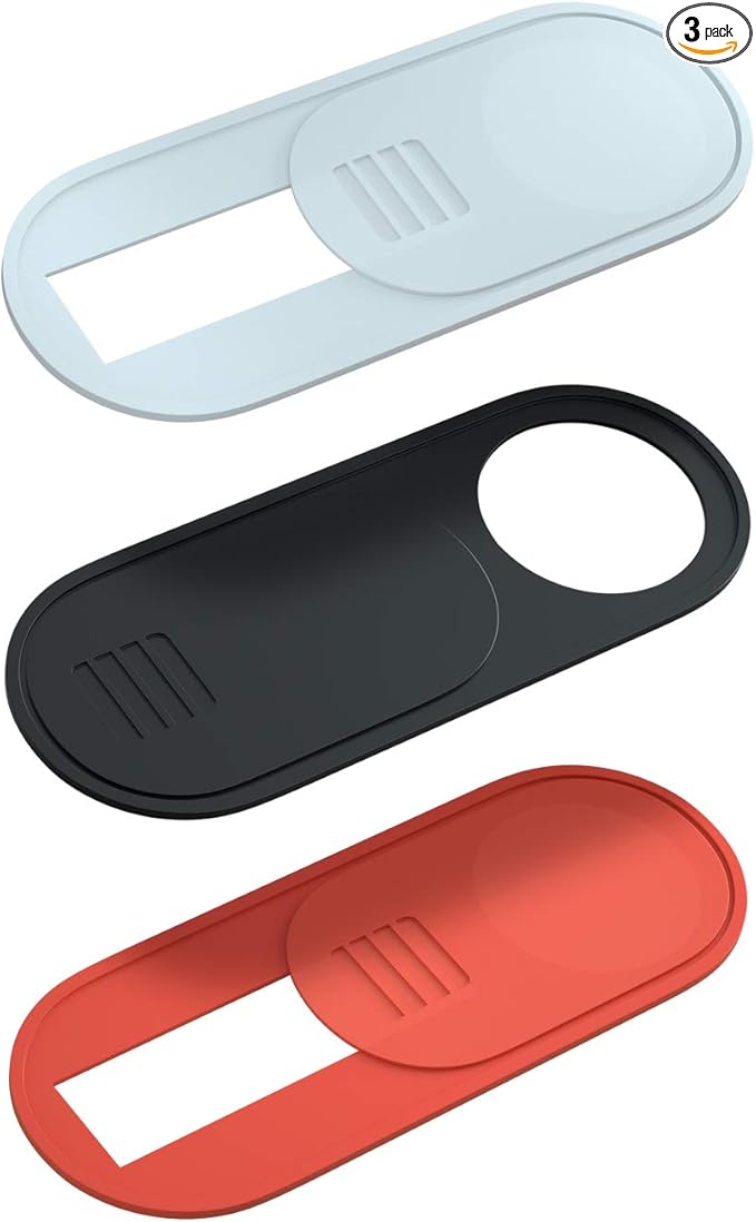 Webcam Cover Slide, 0.028-Inch Ultra-Thin Camera Blocker by HKDGYHON