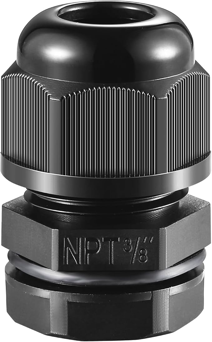 25 PCS 3/8" NPT Nylon Cable Gland Joints - Image 7