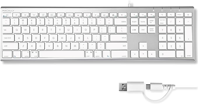 Macally Wired Keyboard for Mac by Macally