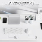 Rapoo 9010M Multi-Device Keyboard and Mouse Combo, 2.4GHz/Bluetooth 5.0/4.0 - Image 8