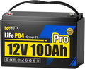 12V 100Ah LiFePO4 Lithium Battery, BCI Group 31, Deep Cycle Up to 15000 Cycles by Wattcycle
