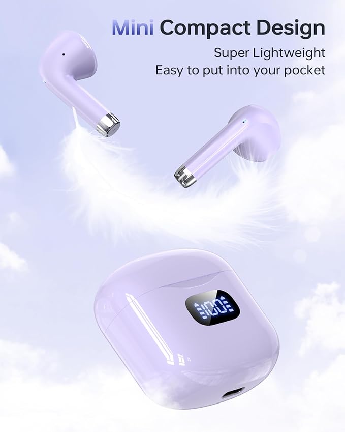 Wireless Earbuds Bluetooth 5.3 Ear Buds, IPX7 Waterproof in-Ear Earphones - Image 7
