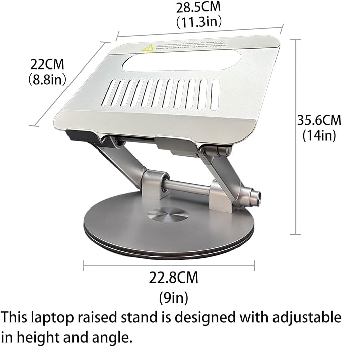 Laptop Stand for Desk, Adjustable Computer Stand - Image 6