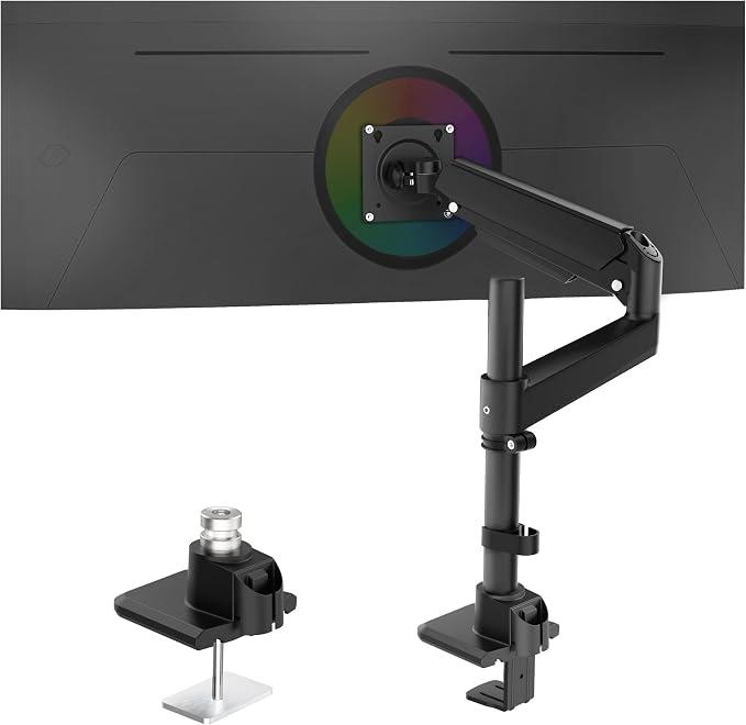 Heavy Duty Monitor Arm for 13-49 Inch Ultrawide Screens, Holds Up to 44lbs by Ergounion