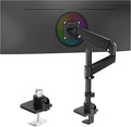 Heavy Duty Monitor Arm for 13-49 Inch Ultrawide Screens, Holds Up to 44lbs by Ergounion