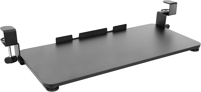 Mount-It! Under-Desk Keyboard Tray, Slide-Out Clamp-On Keyboard and Mouse Drawer by Mount-It