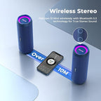 RIENOK Portable Bluetooth Speaker 30W Dual Pairing True Wireless Stereo HD - Image 2