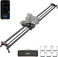 NEEWER 47.2"/120cm Motorized Camera Slider, App Wireless Control DSLR Carbon by Neewer