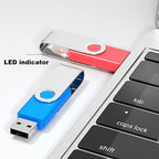 2 Pack 64GB USB Flash Drive USB 2.0 Thumb Drives Jump Drive Fold Storage Memory - Image 4