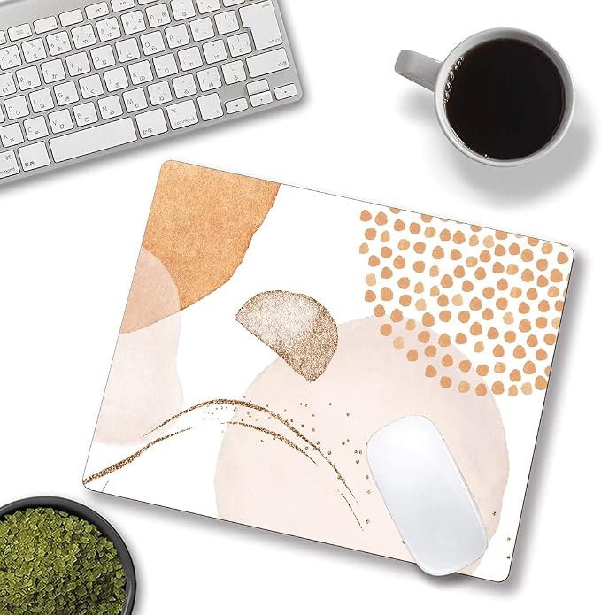 Mouse Pad, Modern Abstract Art Mouse Pad, Waterproof Mouse Mat Square Mousepad - Image 2