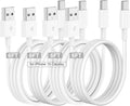 Car Carplay Cable for iPhone 17 16 15 Charger Cord, 4 Pack 6FT USB A to USB C by Cabepow
