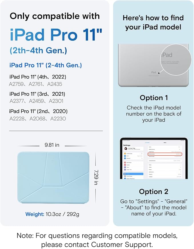 MOFT Dynamic Folio Case for iPad Pro 11-inch, Silm Magnetic Stand Case - Image 3