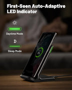 INIU Wireless Charger, 15W Fast Wireless Charging Station - Image 3