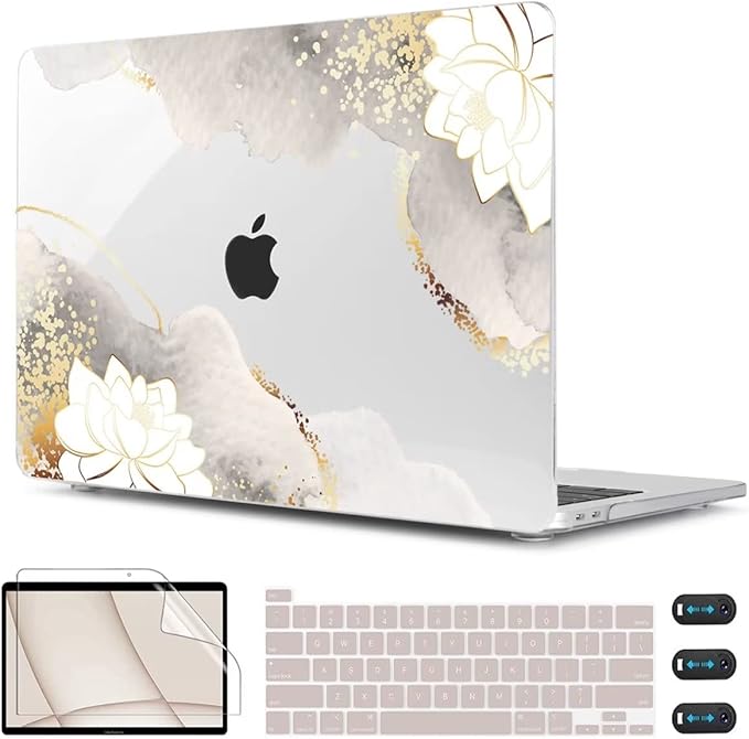 CISSOOK Compatible with MacBook Pro 13 inch Case 2020-2025 Model M1 & M2 A2338 by CISSOOK