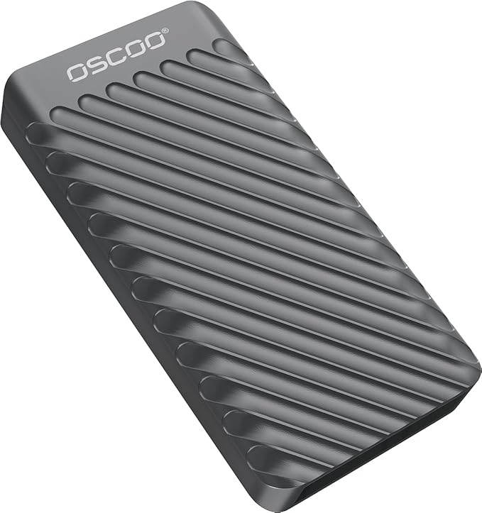 2TB Portable SSD – USB 3.2 Gen 2x2 External Solid State Drive, Dual USB-C & by OSCOO