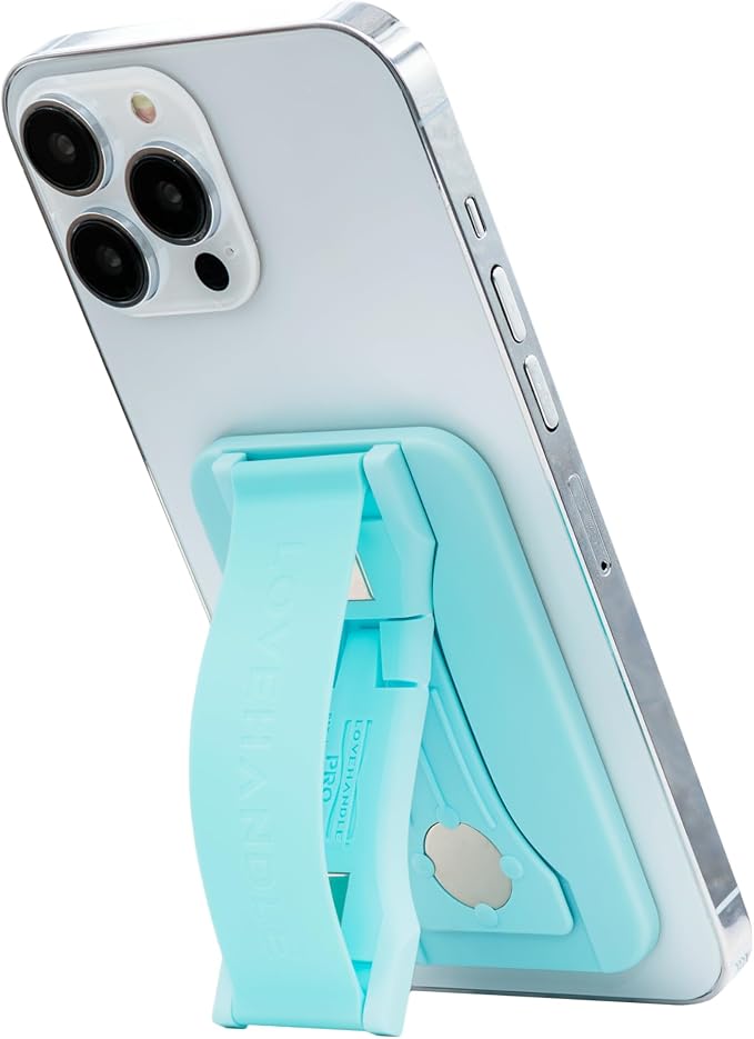 LoveHandle PRO MagSafe Compatible Magnetic Phone Grip w/Kickstand - Image 2