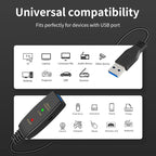 LDKCOK Active USB 3.0 Extension Cable 60ft– Male to Female Extender Cord - Image 3