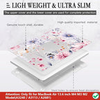 CISSOOK Flower Case for MacBook Air 13.6 Inch M4 M3 M2 Chip Model A3240 A3113 - Image 4