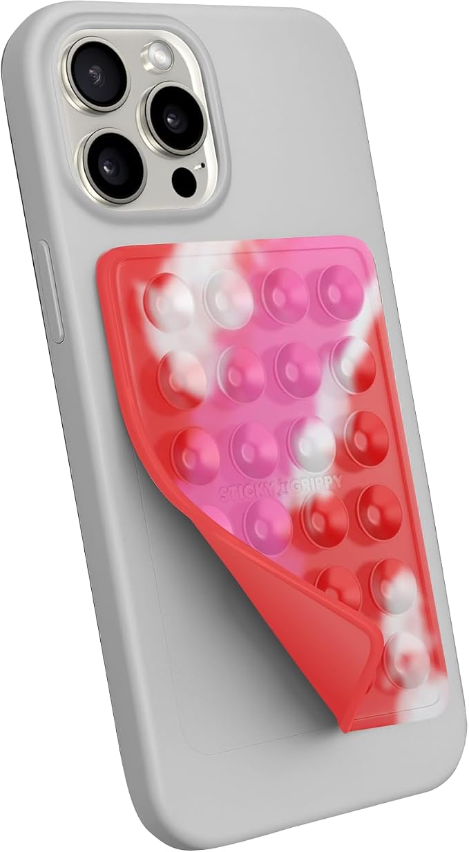 Suction Phone Case Mount, Sillicon Adhesive Phone Accessory by StickyGrippy