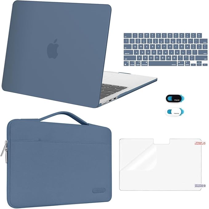 MOSISO Compatible with MacBook Air 13 inch Case 2025 2024 2023 2022 M4 A3240 M3 by MOSISO