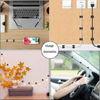 100 PCS Cable Clips Cord Organizer, Wire Holder - Image 7
