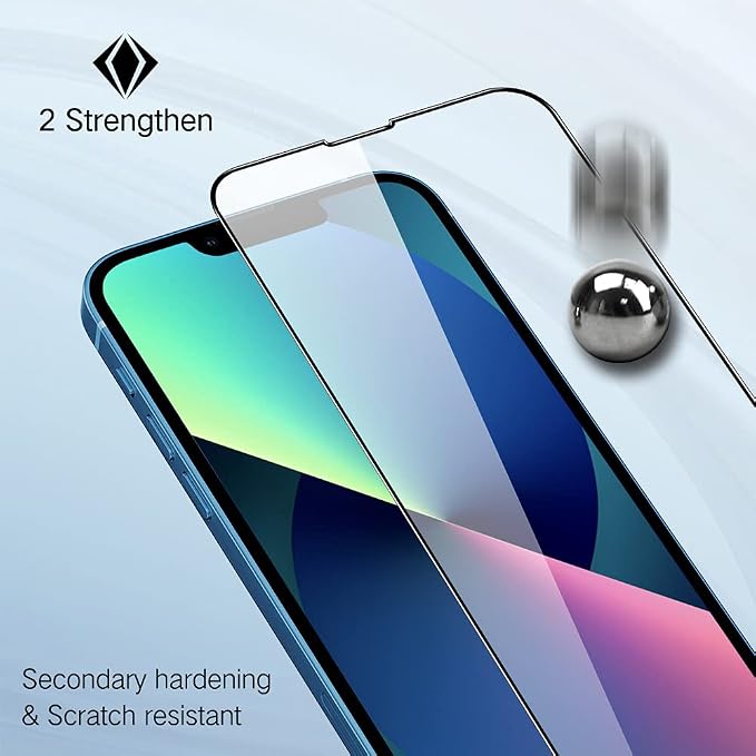 PERFECTSIGHT Compatible for iPhone 14 Plus, iPhone 13 Pro Max Screen Protector - Image 2