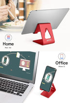Desk Cell Phone Stand, Phone Holder, Aluminum Mobile Phone Cradle Dock - Image 2