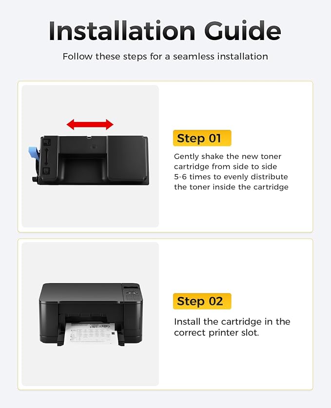 TK-3102 TK3102 Toner Cartridge Black 2-Pack High Yield Replacement Compatible - Image 4
