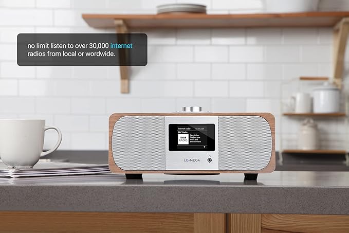 LEMEGA M3P WiFi Internet Radio, FM Digital Radio, Spotify Connect, Stereo Sound - Image 6
