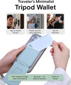 MOFT Phone Tripod Wallet for iPhone, Mulit-Angles, Lightweight Phone Stand - Image 4