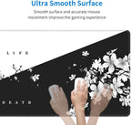 Japanese Life Death Keyboard Mat, Japanese Sakura Pagoda Sun Mouse Pad - Image 3
