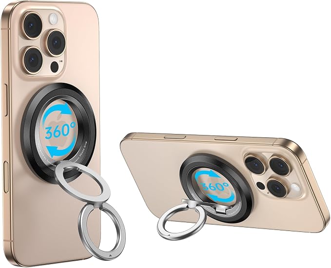 SYNCWIRE for MagSafe Ring Phone Holder, 360° Rotation Magnetic Cell Phone Grip by SYNCWIRE