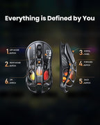 GravaStar Mercury M2 Wireless Gaming Mouse - Image 7