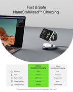 Intoval Fast Charging Station for Magsafe Apple Devices, Wireless Charger for - Image 5